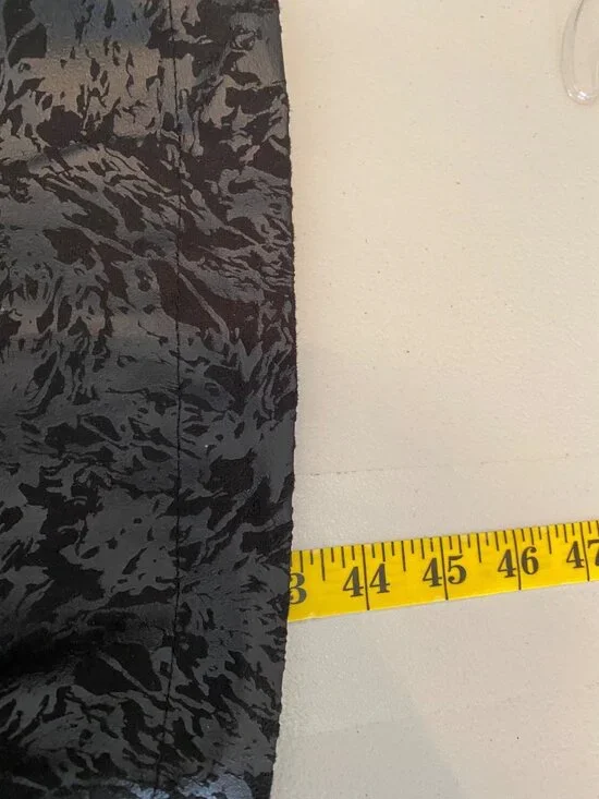 Spirit Halloween Black Costume Coat w/ Hood Skeleton Royalty Chains Bones Large - Picture 10 of 13